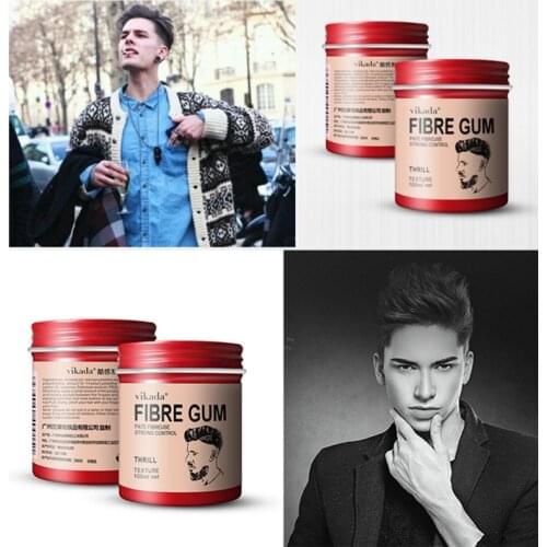2019 No Damage Natural Men Retro Hair Oil Wax Hair Styling Gel Hair Spray Shine-Free Matte Remove Dryness Durable Shaping