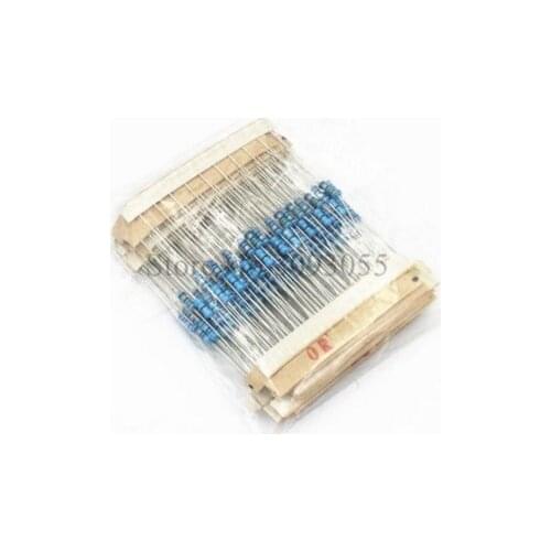 600 Pcs 30 Kinds Each Value Metal Film Resistor pack 1/4W 1% resistor assorted Kit Set