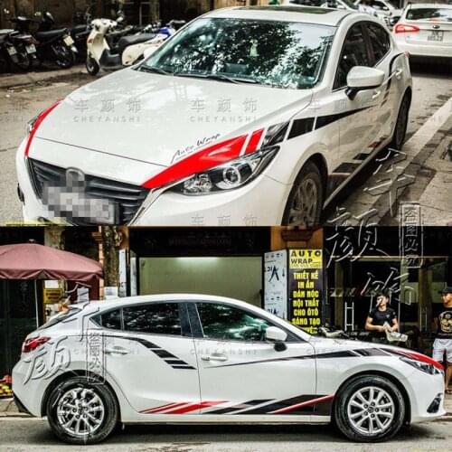 Car stickers FOR Mazda 3 2016-2020 body exterior decoration personalized sports decals