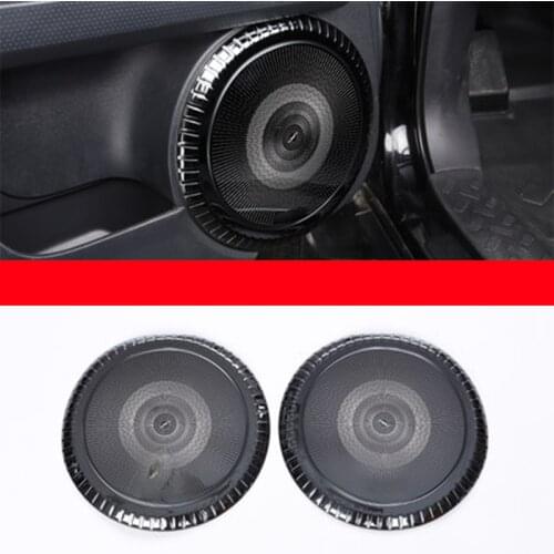 For Toyota FJ Cruiser 2007-2020 Stainless Interior Door Speaker Decoration cover Trim