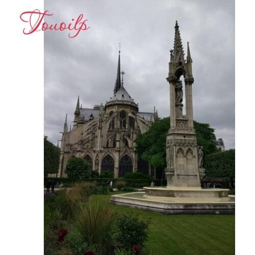 Notre Dame de Paris 5D DIY Full Diamond painting patterns bead Cross Stitch Rhinestone Embroidery Mosaic Hindu god,decor home