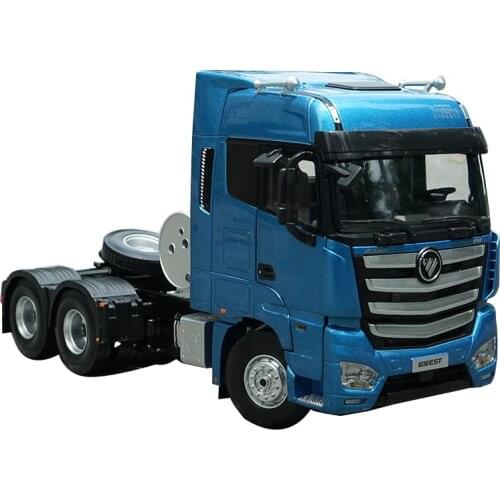 1:24 Foton Auman EST-A LNG Natural Gas Tractor Truck Model Metal Diecast Toy Collection Souvenir Ornaments Display Boy Toys Gift