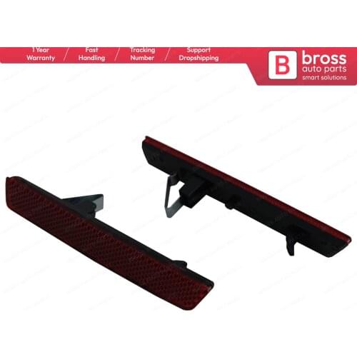 BSP964 Rear Bumper Reflector Left Right 51810677, 51810678 for Fiat Doblo MK2 Opel Combo D Made in Turkey Fast Handling
