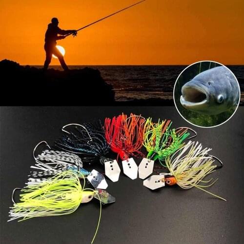 13G spinner bait fishing lure Buzzbait chatter bait wobbler isca artificial rubber skirt for bass pike walleye