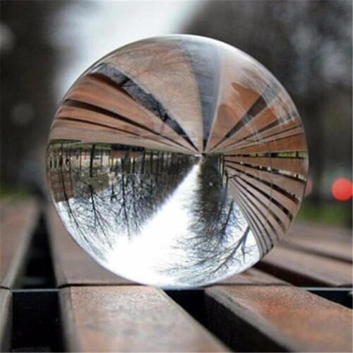Clear Glass Crystal home decorate boll Healing Sphere Photography Props Photo Gifts 30-50mm Children Game Outdoor Toys
