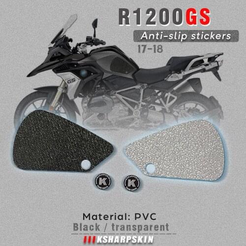 Motorcycle tank grip fuel tank traction pad side knee grip protector KSHARPSKIN for BMW R1200GS 2017-2018 r1200 gs r 1200 gs