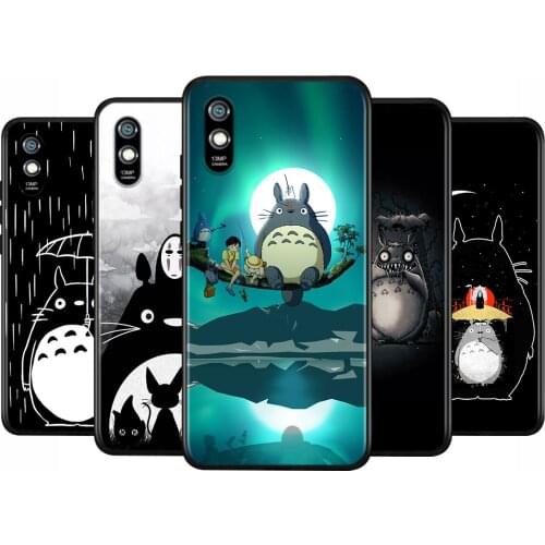 Silicone Cover Studio Ghibli Totoro For Xiaomi Redmi 10X 9 9T 9C 8 7 6 Pro 9AT 9A 8A 7A 6A S2 GO 5 5A 4X Plus Phone Case Shell