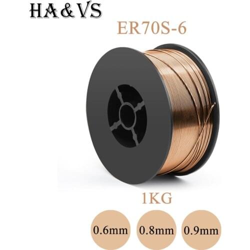 1KG 2.2LBS MIG ER70S-6 ER70S6 Carbon Steel Welding Wire 0.6/ 0.8/ 0.9mm For MIG Welder Tool