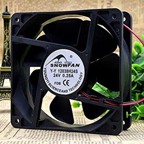 YY12038H24S 12CM 12038 24V0.25A dc Fan Industrial Cooling Fan 6months Warranty
