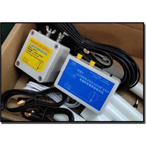 0.1MHz-180MHz 20dB K-180WLA Active Loop Broadband Receiving Antenna small loop short wave SDR radio antenna H3-008
