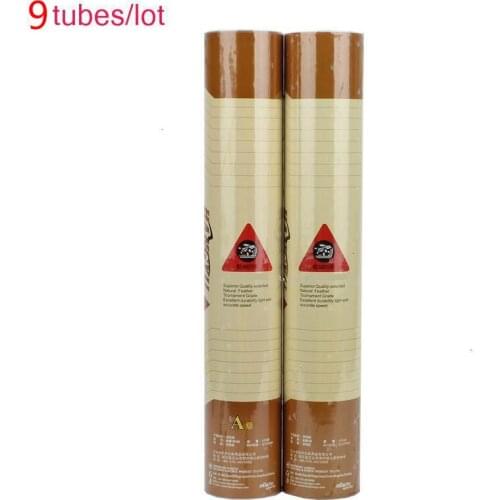 9 tubes/lot Badminton Shuttlecock Duck Feather Competition Level Battledore Flying Stability and Durable High Quality L2078-9SPC