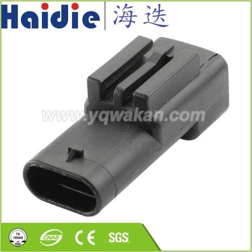 Free shipping 2sets 3pin Auto Electri wire harness plugIgnition coil plug plastic connector HD033D-1.2-11