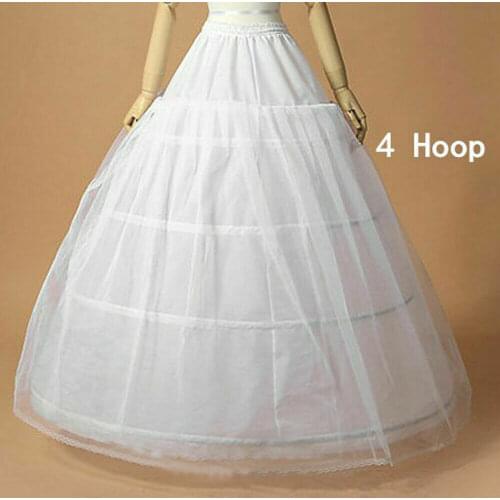 Full Crinoline Petticoat Slips Ball Gown Underskirt Satin Bridal Wedding