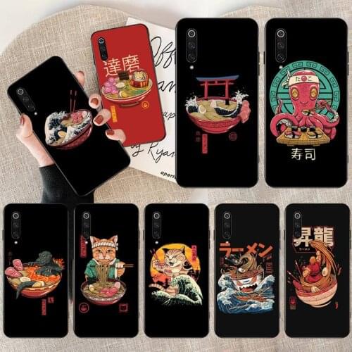 HOTCASHOP Great Ramen Wave Japan Phone Case for Xiaomi Mi Note 10 Lite Mi 9T Pro xiaomi 10 10 CC9 Pro 9SE