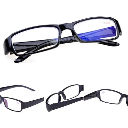 Black Frames Eyeglass Myopia Glasses -1 -1.5 -2 -2.5 -3 -3.5 -4 -4.5 -5-5.5 -6