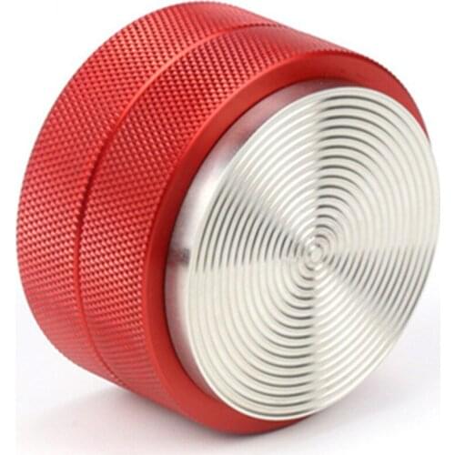 Espresso 304 Stainless Steel 51mm/53mm Coffee Distributor Leveler Tool Coffee Tamper With Three Angled Slopes/Flat/Ripple Base