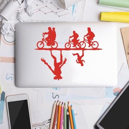 Cartoon Anime Stranger Things Laptop Car Sticker Decal Stranger Things Movies Decal Vinyl Sticker Computer Car