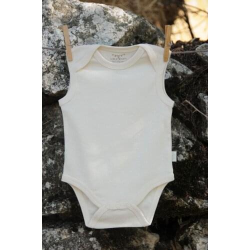 Naturaborn GOTS Certified Sleeveless Organic Baby Bodysuit