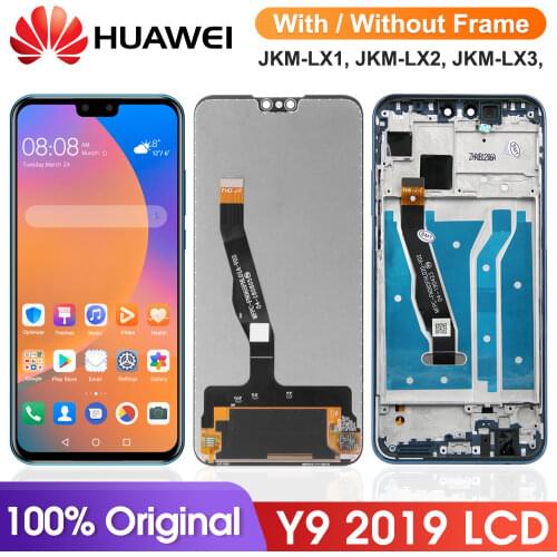 Original LCD For Huawei Y9 2019 LCD Enjoy 9 Plus Display Touch Screen Digitizer Assembly with Frame Replacement JKM-LX1 JKM-LX2