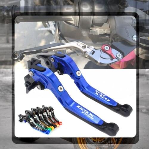 For SUZUKI GSX-250R GSX250R GSX 250R 2016 2017 Motorcycle Accessories Folding Extendable Brake Clutch Levers Logo GSX-250R
