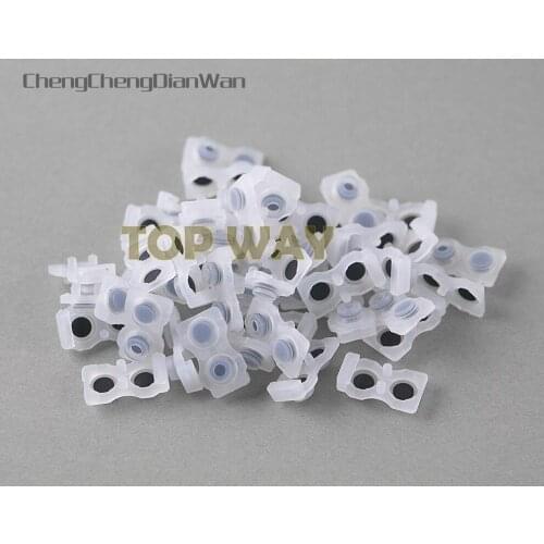 Silicone JDS 001 011 010 L1 R1 L2 R2 Rubber Conductive Button Pad Set For Sony PS4 Conductives rubber pad ChengChengDianWan