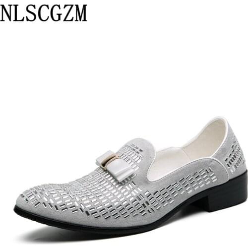 Formal Slip on Shoes for Men Office 2021 Italian Men Dress Shoes Loafers Wedding Dress Oxford Shoes for Men Coiffeur Zapatillas