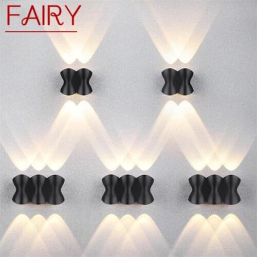 FAIRY Outdoor Wall Sconces Light Modern Waterproof IP65 LED Lamp Decorative For Patio Garden Balcony