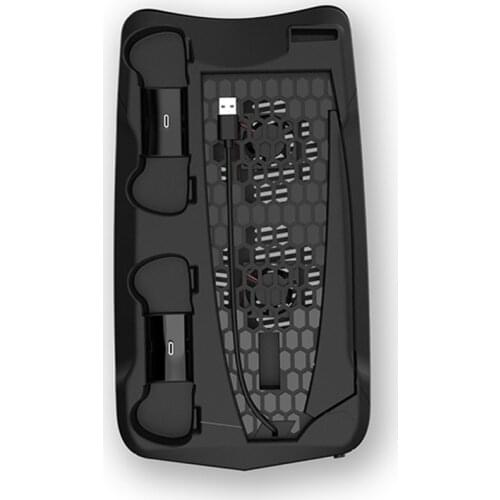 For PS5 Dual Controller Charger Console Vertical Cooling Stand Charge Station for PS5 Charging Dock Station Stand