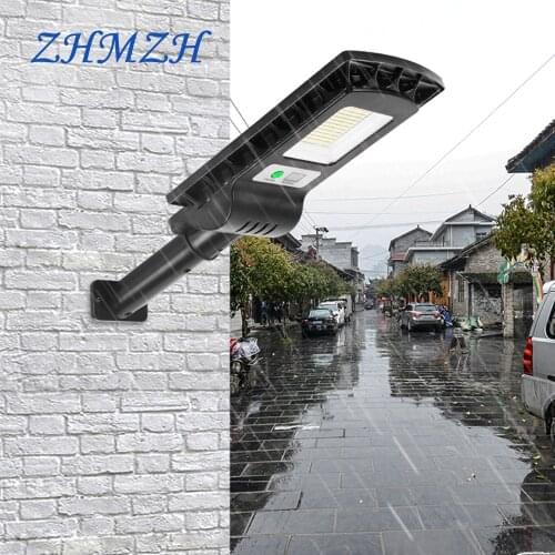 ZHMZH 180LEDs Solar Street Lights White PIR Motion Radar Sensor IP65 Waterproof Powered Sunlight Outdoor Wall lamps Road Lamp