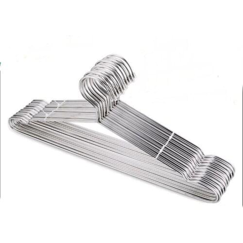 10pcs/lot 40cm Stainless steel hanger solid clothes hang anti-skid home clothes rack