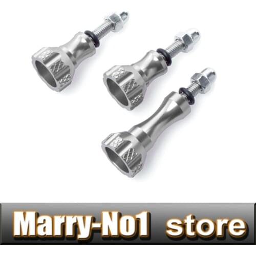 3 pieces/lot Sliver Stainless Steel Gopro Adjustment Screw For GoPro Hero HD Hero1 Hero2 Hero3