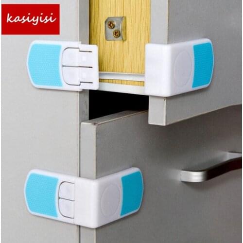 40Pcs/lot Security Plastic Function Drawer Lock Safety Baby Drawer Lock Freezer Lock Children Lock
