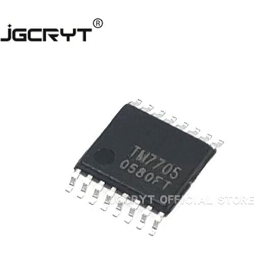 5Unids/lote The special control circuit for TSSOP16 A\D conversion of brand-new original TM7705 patch needs to be able to shoot