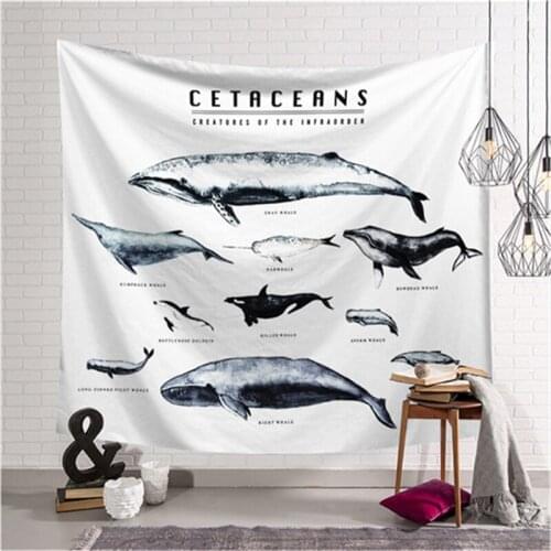 73 × 95cm animal pattern wall hanging cloth living room decorative tapestry bedroom wall polyester blanket