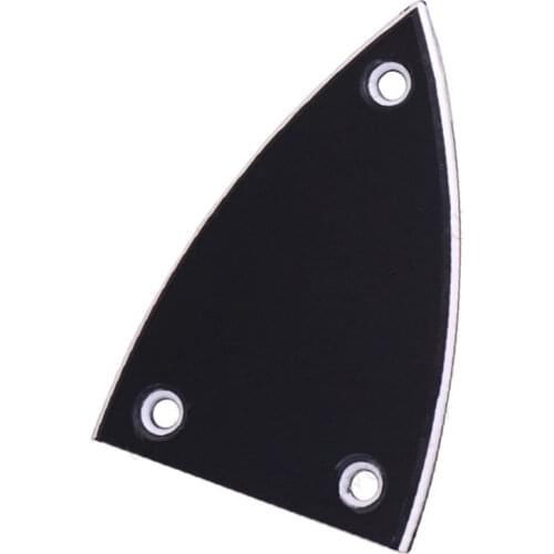 2Pcs/lot Guitar accessories Black Plastic Truss Rod Cover For Acoustic Electric Bass guitar parts