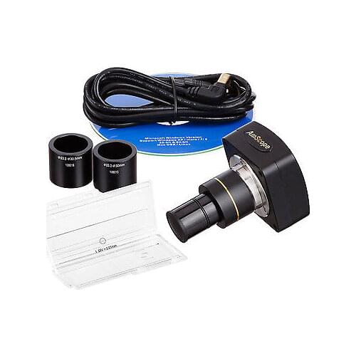 AmScope MU900-CK 9MP USB Microscope Digital Camera + Calibration Kit