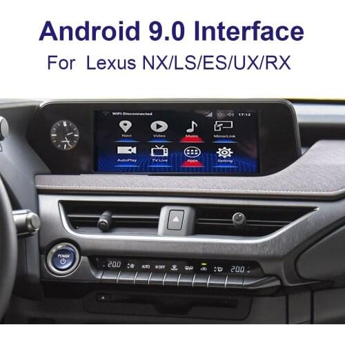 Android system car GPS navigation Video interface for 2018-2020Lexus ES ES300h ES250 UX200 UX260 RX300 RX450 multimedia player