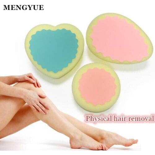 Painless Hair Removal Sponge Soft Hair Depilation Sponge Effective Body Leg Hand Hair Remove Pad Shaving & Hair Removal