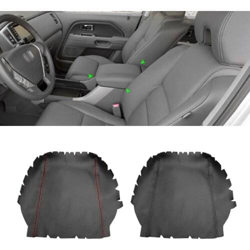 For Honda Pilot 2003 2004 2005 2006 2007 2008 Car Microfiber Leather Interior Center Control Lid Armrest Box Cover Sticker Trim