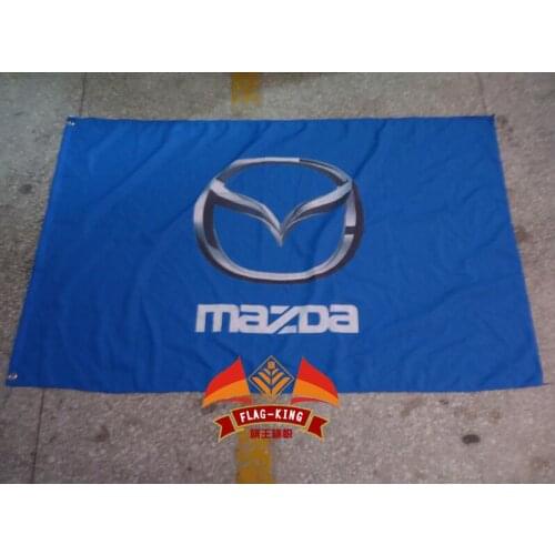 For mazda racing flag, 90*150CM polyster flagking brand flag