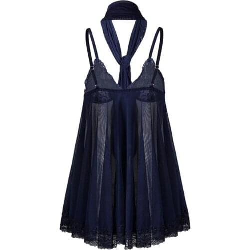 Good Quality Women Fashion Nightgowns Lace Sleeveless Nightgowns V-Neck Sexy Women Nightgowns