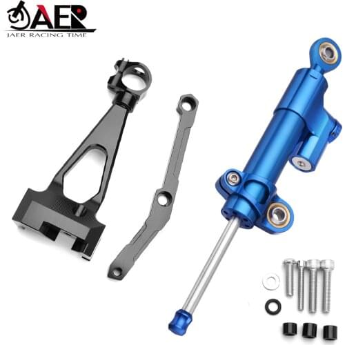 JAER Motorcycle Damper Steering for Yamaha MT09 MT 09 MT-09 2013-2015 Stabilize Safety Control with Mounting Holder