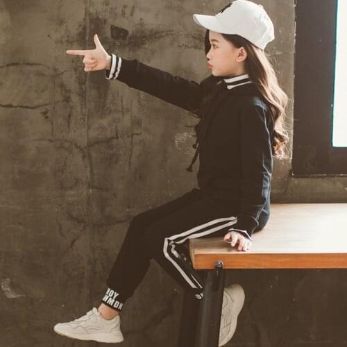 Teenage Girl Clothes Set Fall Girls Boutique Outfits Back To School Sweatshirt + Legging 2pcs girls Sport Suit Kids Clothing