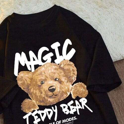 Summer Loose Cotton Tee Top Women Short Sleeve 2021 European Lazy Oversized T Shirt Femme Fun Graphic Streetwear T-shirt M-5XL