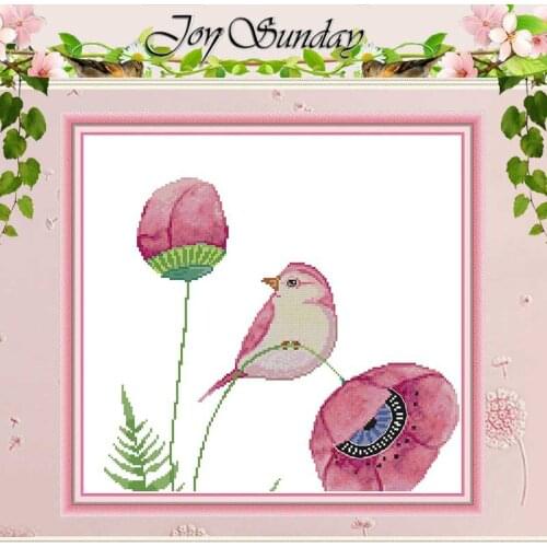 Flowers And Birds Animals Counted 11CT 14CT Cross Stitch Sets DIY Chinese Cross-stitch Kits Embroidery Needlework home decor