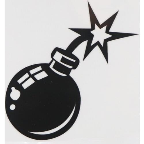 LLY-1118 Personality Car Stickers Military Enthusiast Weapon Personalized Body Decoration Decal PVC Creative Waterproof Decals