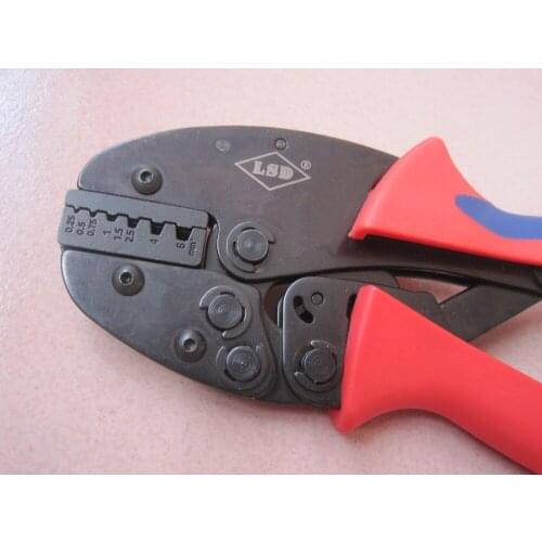 Ratchet crimping tool for cable ferrules 0.25-6mm2 crimping plier for end sleeves S-256GF