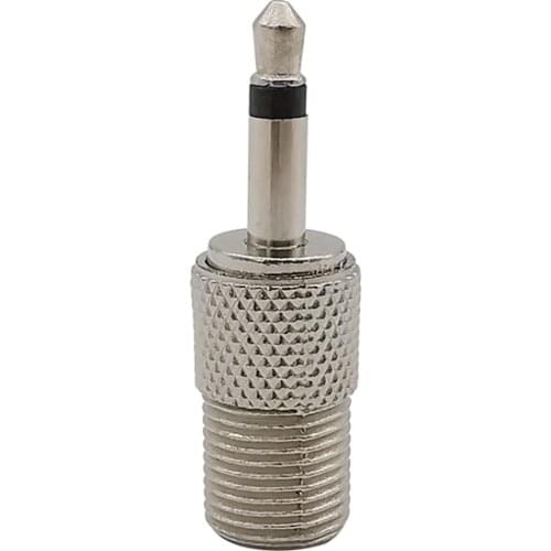 4Pcs F Female to 3.5mm 1/8-inch Male Plug Mono Coaxial Cable Converter Adapter for FM Bose Wave Radio Antenna