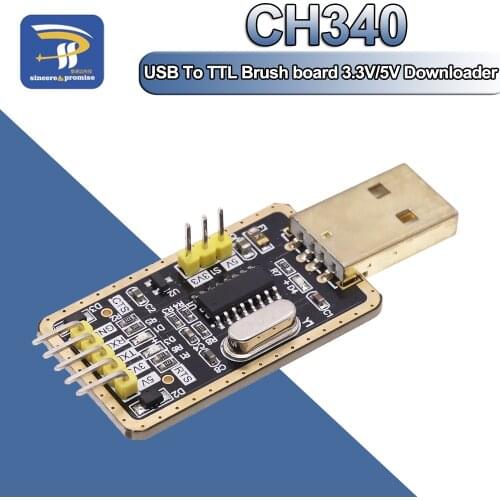 CH340 Module USB To TTL CH340G Upgrade Download a Small Wire Brush Plate STC Microcontroller Board USB To Serial Instead PL2303
