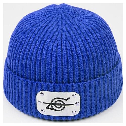 Anime Casual Beanies for Men Women Knitted Winter Hat Solid Color Hip-Hop Skullies Unisex Cap